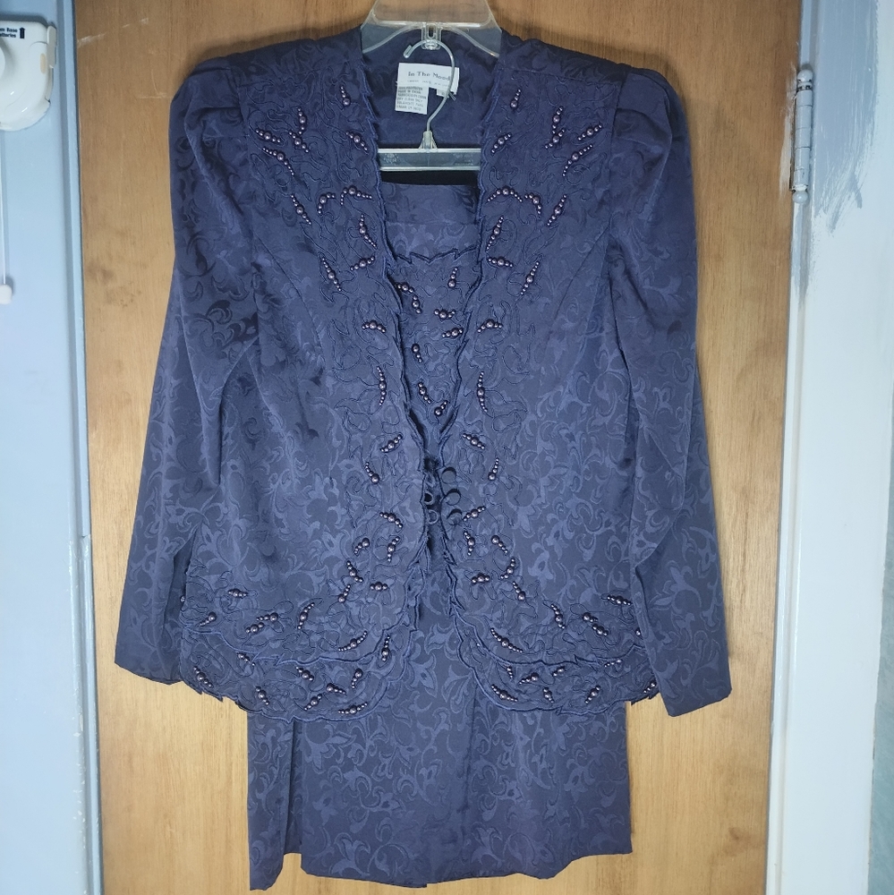 2 pcs Purple Beaded Outfit